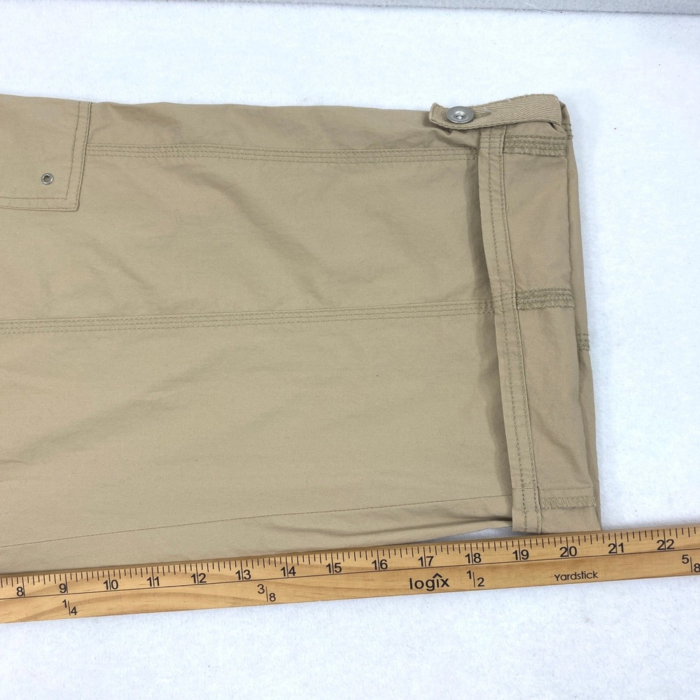 Cato Cargo Capri Pants Womens Plus Size 16W Tan Khaki Utility Crop Mid Rise Gorp - Picture 9 of 13